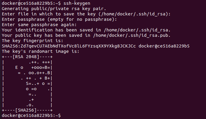 ssh keygen